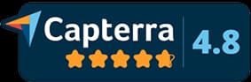 Capterra 4.8 star rating